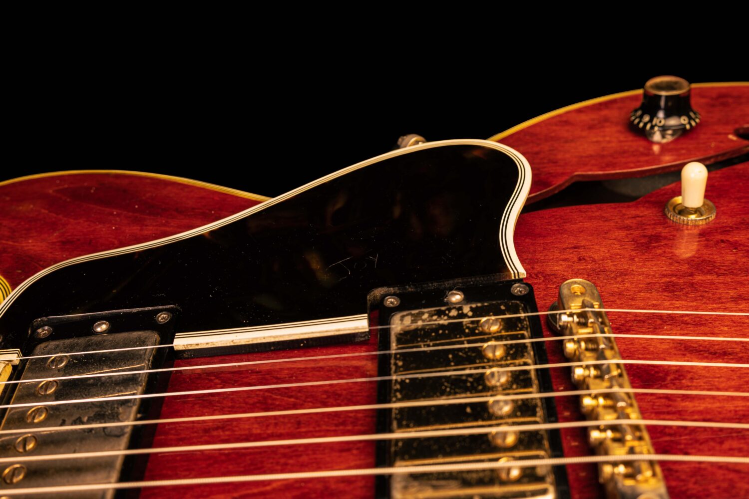 Gibson ES-355 TDC Stereo Sideways Vibrola Cherry 1962 - Image 10