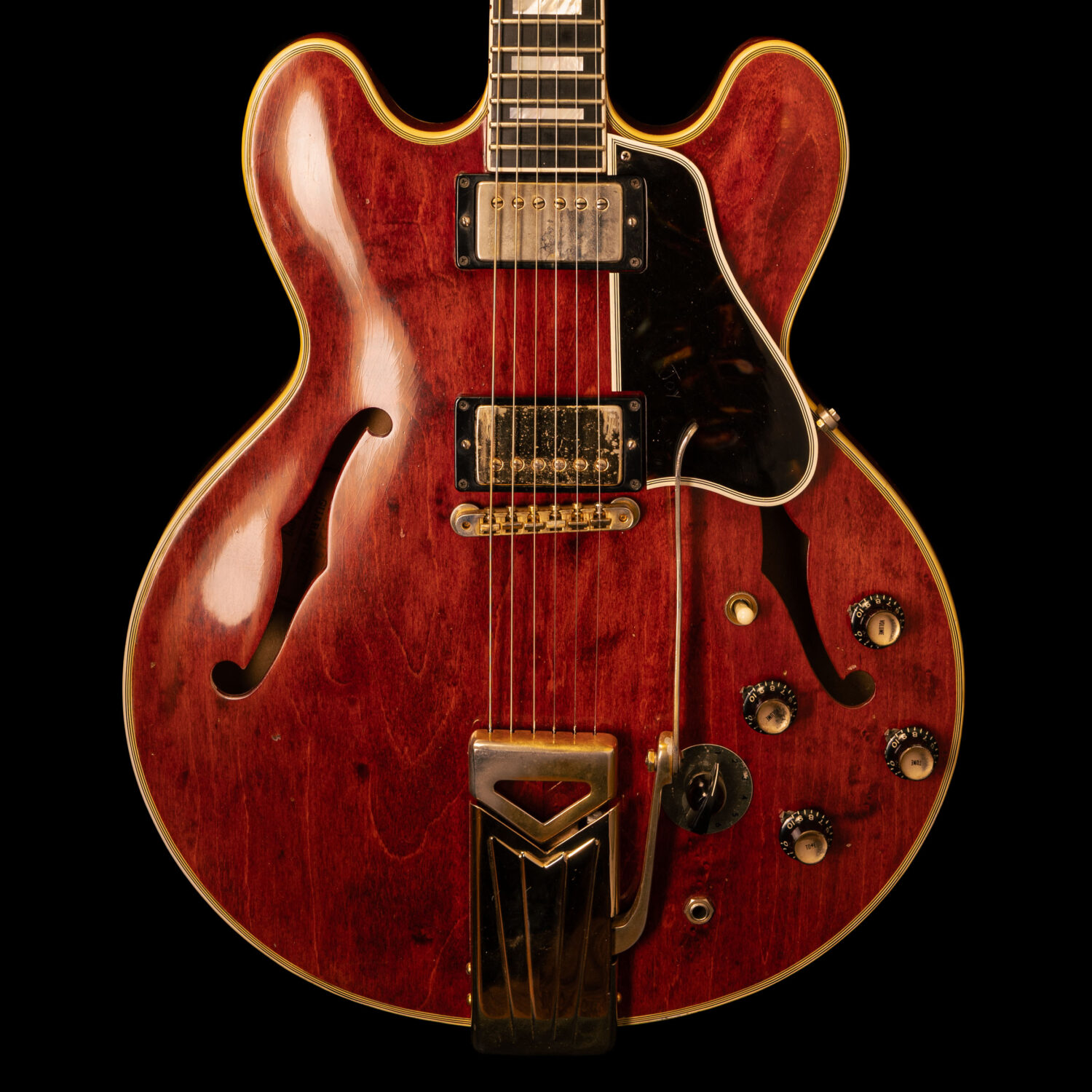 Gibson ES-355 TDC Stereo Sideways Vibrola Cherry 1962 - Image 2