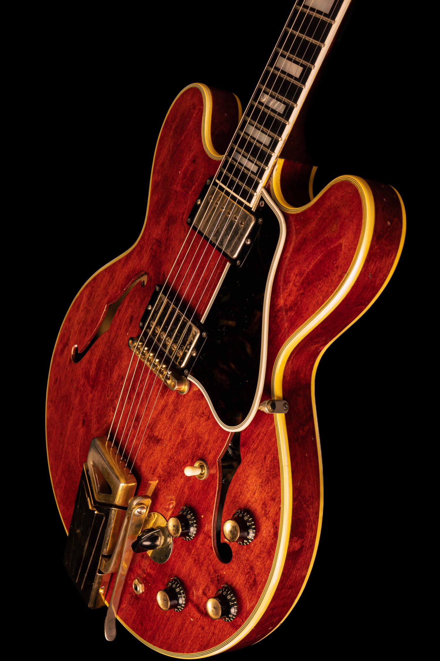 Gibson ES-355 TDC Stereo Sideways Vibrola Cherry 1962 - Image 7