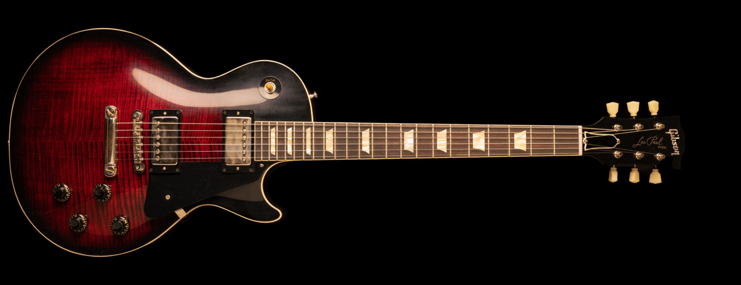 Gibson Les Paul Standard 1959 VOS Red Tiger Burst Ebony Back