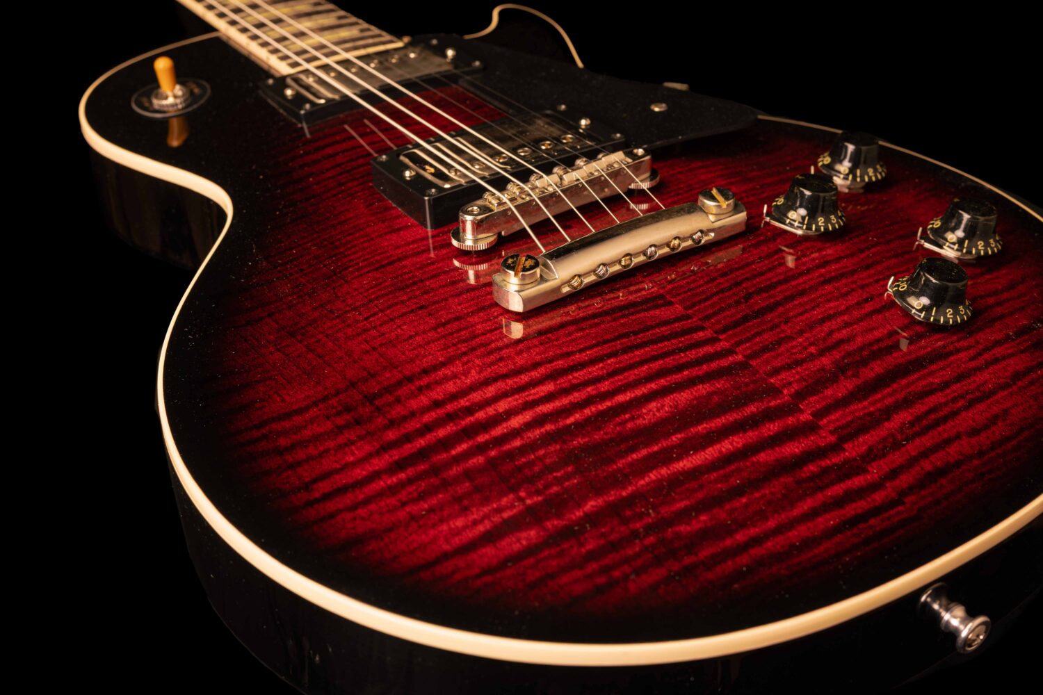 Gibson Les Paul Standard 1959 VOS Red Tiger Burst Ebony Back – Bild 5
