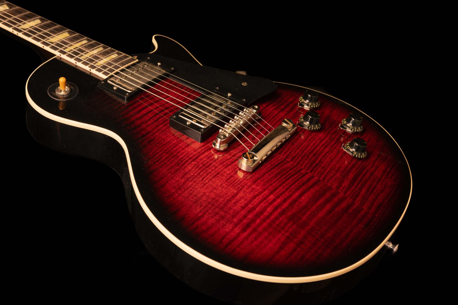 Gibson Les Paul Standard 1959 VOS Red Tiger Burst Ebony Back – Bild 6