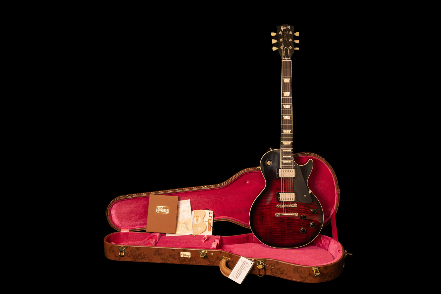 Gibson Les Paul Standard 1959 VOS Red Tiger Burst Ebony Back – Bild 7