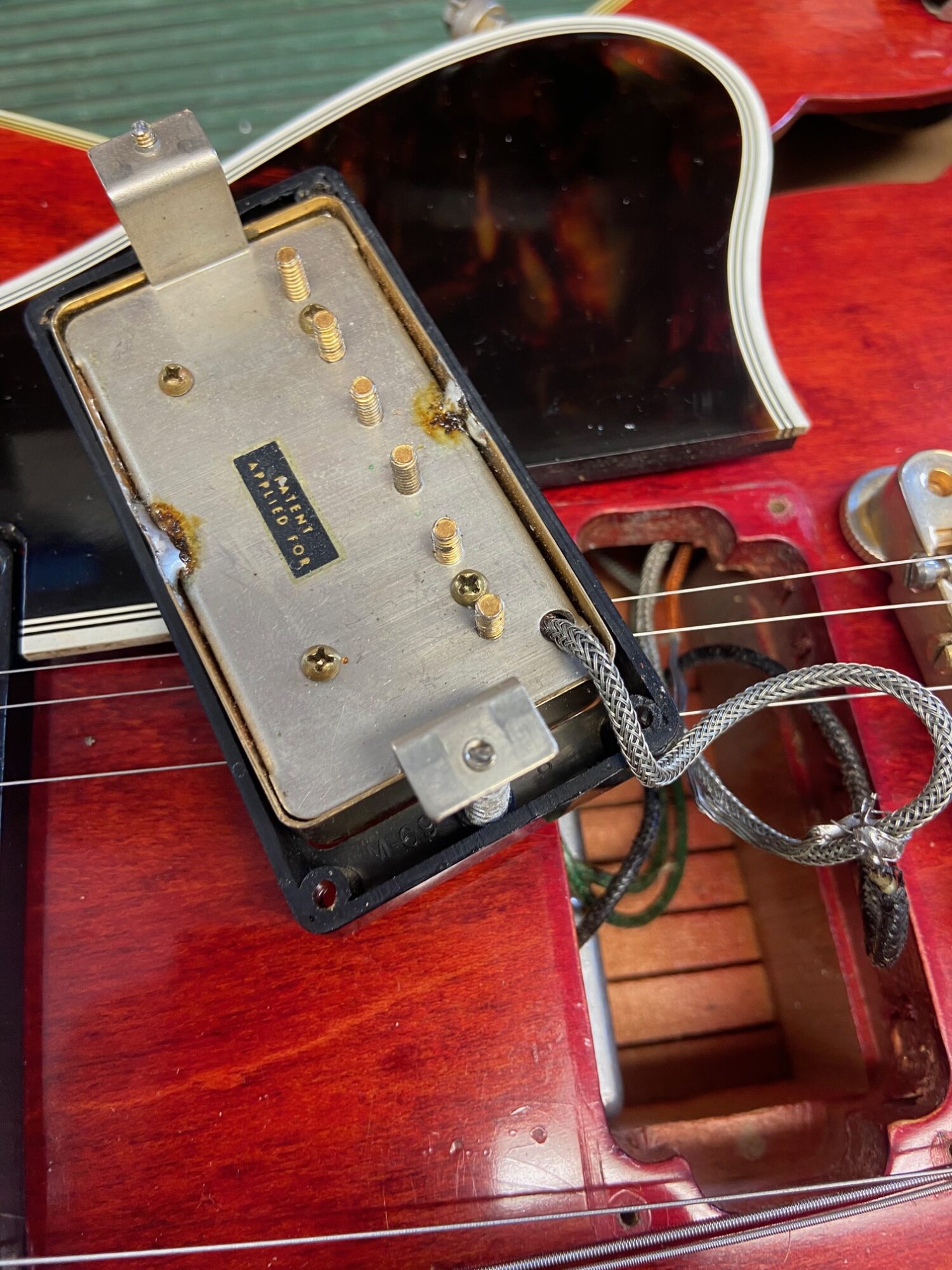 Gibson ES-355 TDC Stereo Sideways Vibrola Cherry 1962 - Image 17