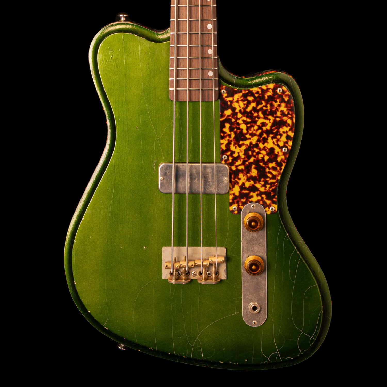 Vuorensaku T. Family Bass "Emeraldo II" Aged Candy Green - Image 2