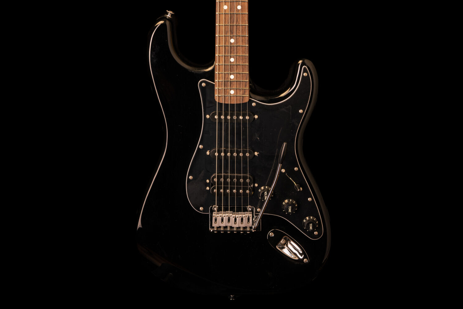 Fender Stratocaster Standard HSS Black - Image 2