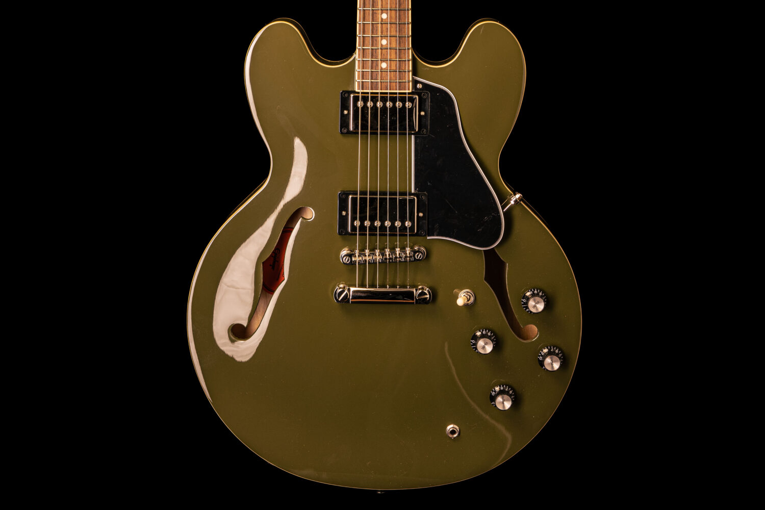 Epiphone ES-335 Olive Drab Green Exclusive - Image 2