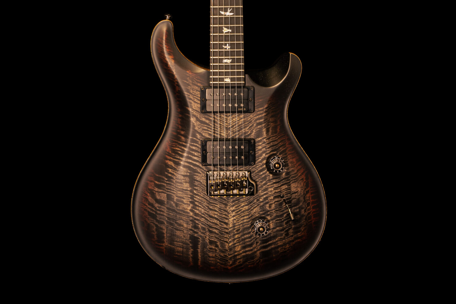 PRS Custom 24 40th Anniversary Satin Charcoal Tri-Color Burst - Image 2