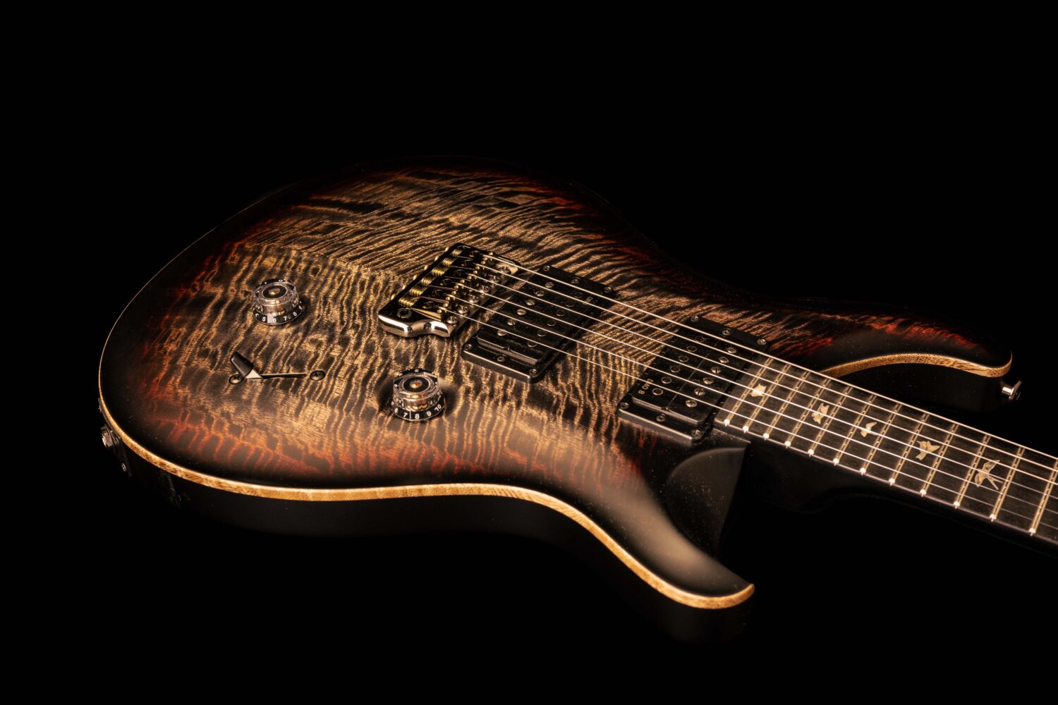 PRS Custom 24 40th Anniversary Satin Charcoal Tri-Color Burst – Bild 6