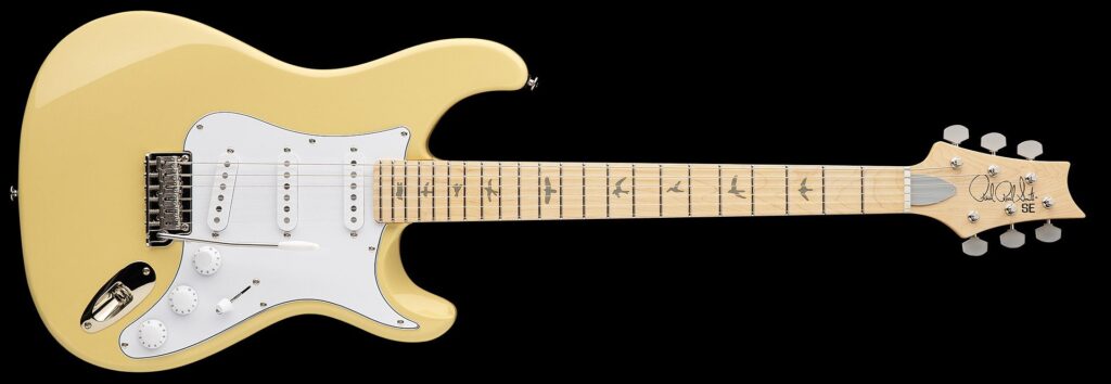 PRS SE Silver Sky Moon White Maple Fretboard