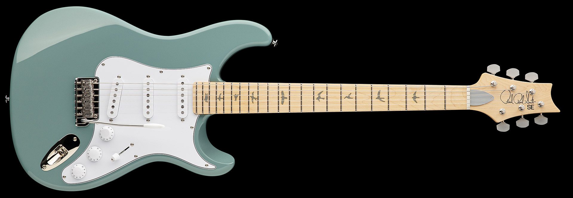 PRS SE Silver Sky Stone Blue Maple Fretboard