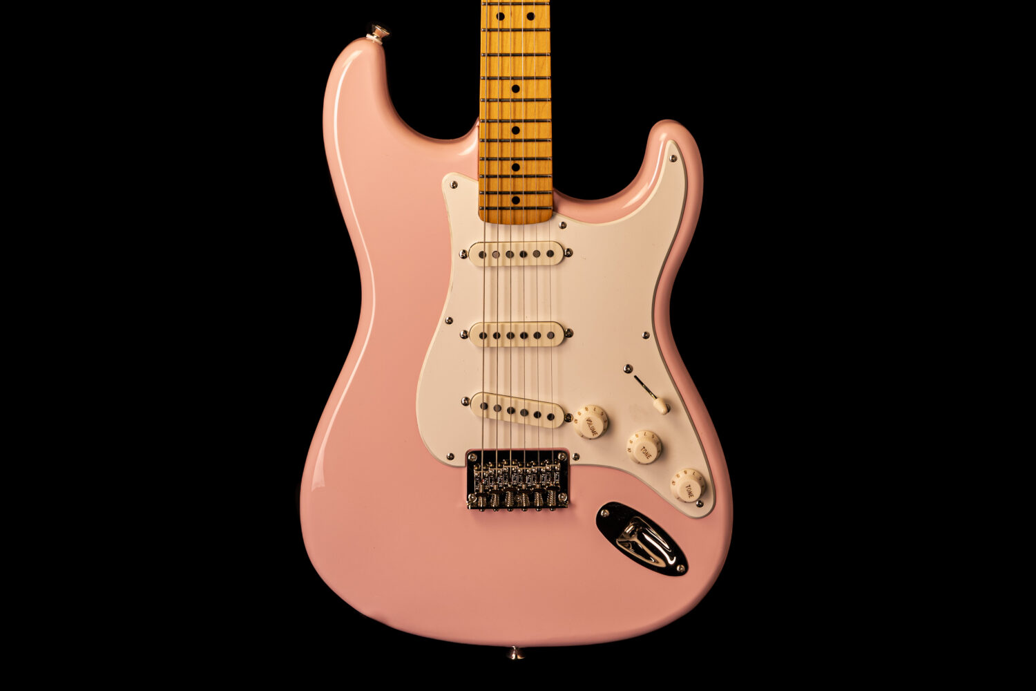 Squier Stratocaster Hard Tail Classic Vibe 50's Shell Pink – Bild 2