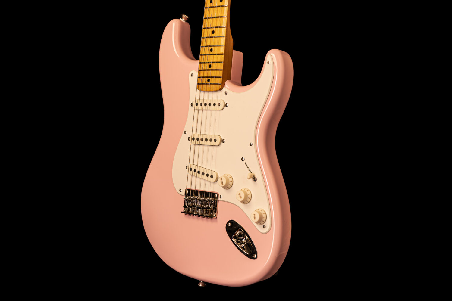 Squier Stratocaster Hard Tail Classic Vibe 50's Shell Pink – Bild 4