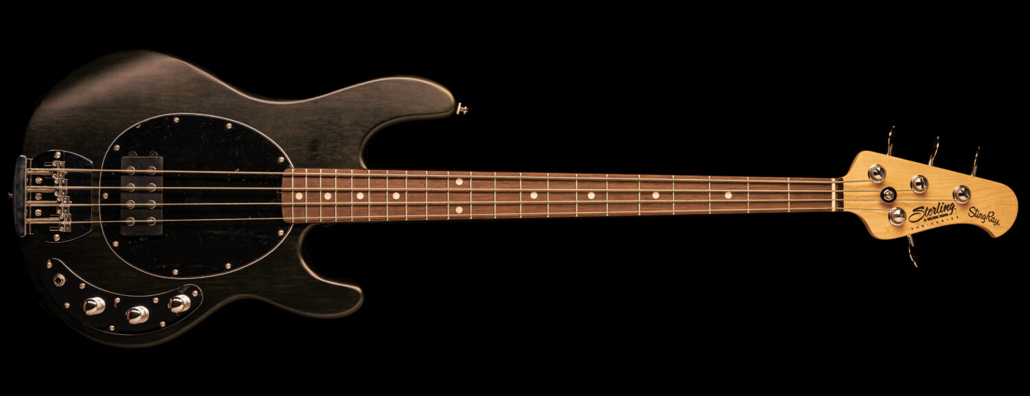 Sterling by Music Man SUB StingRay RAY4 Trans Black Satin