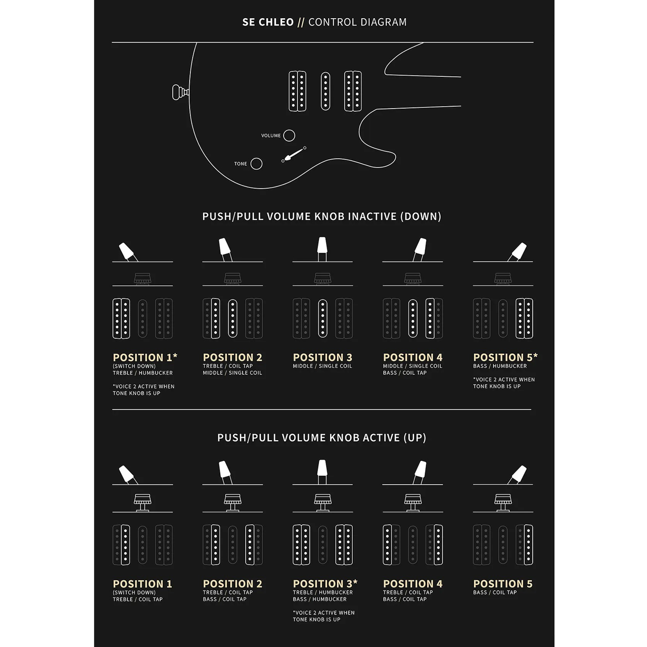 PRS SE Chleo Charcoal Purple Burst – Bild 6