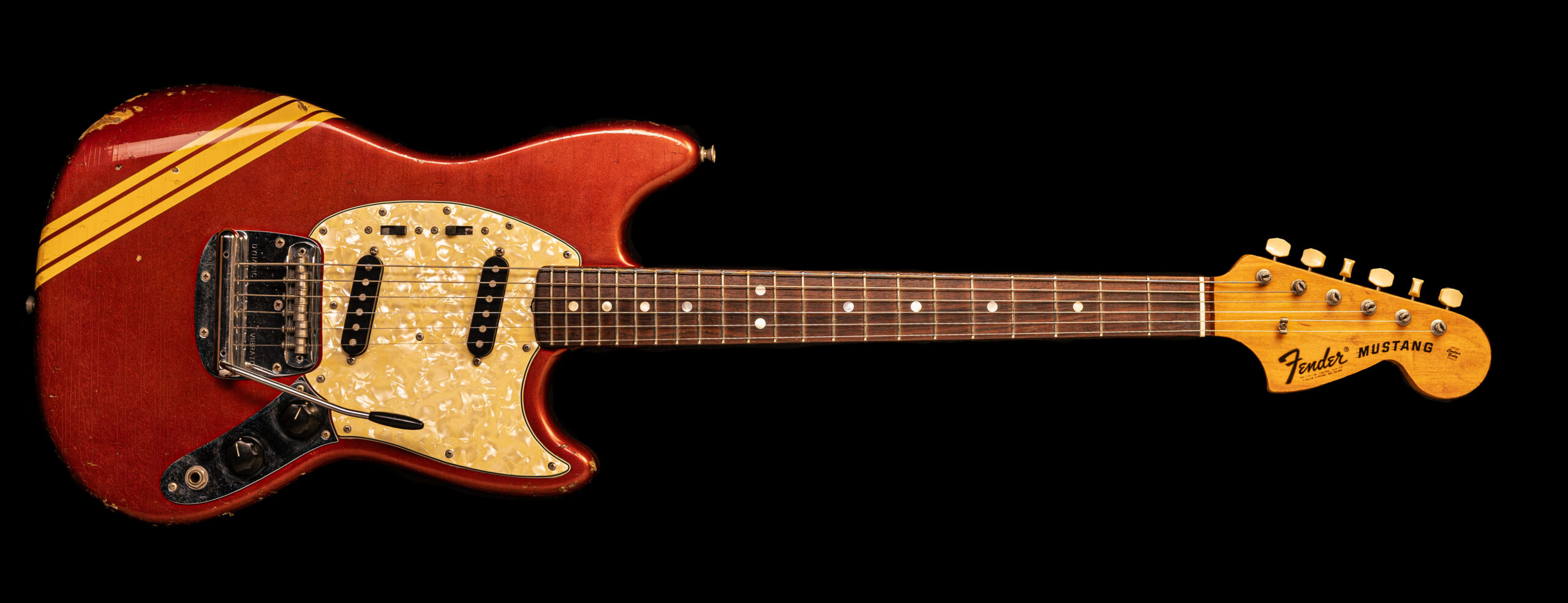 Fender Mustang Competition Candy Apple Red 1972