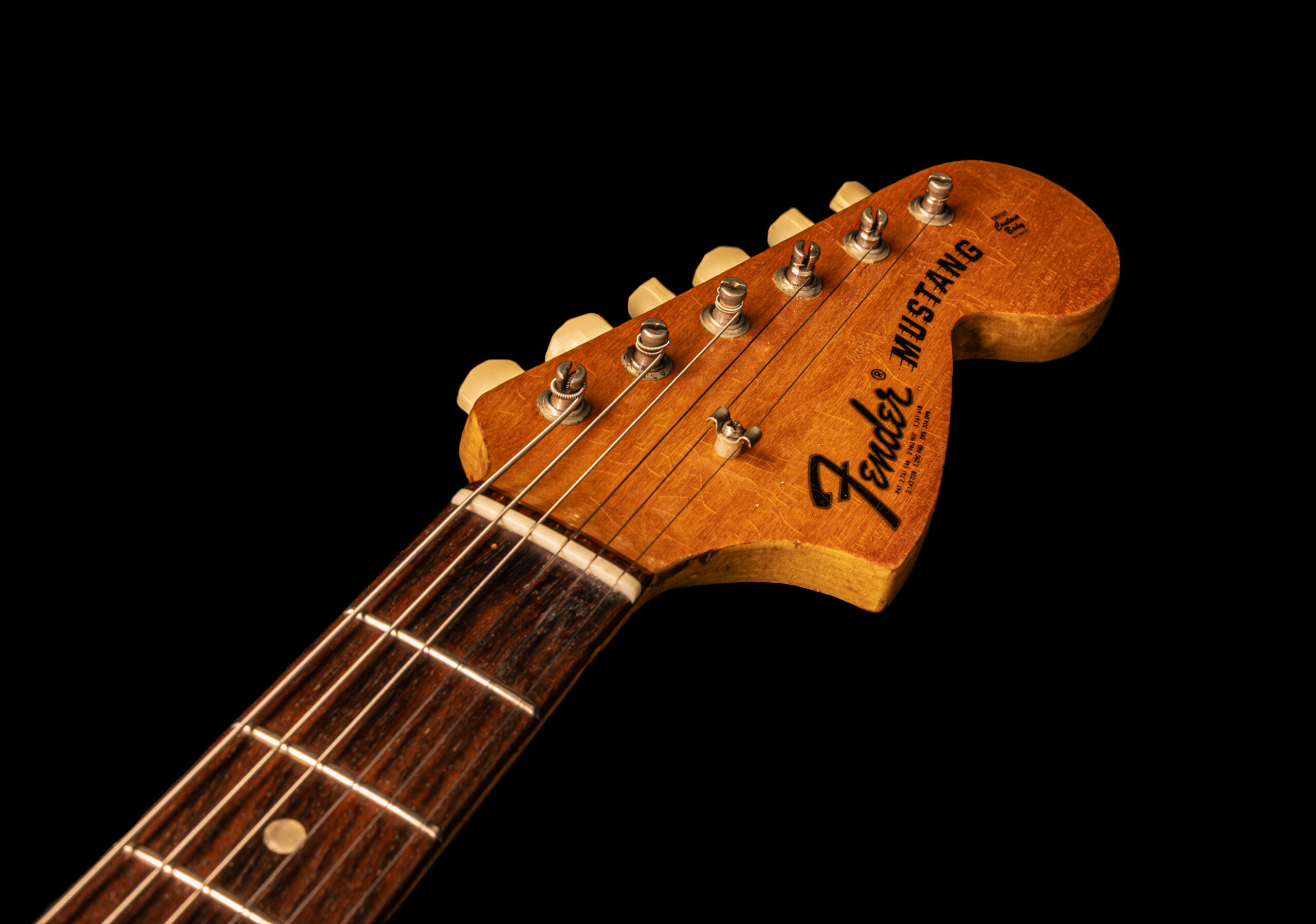 Fender Mustang Competition Candy Apple Red 1972 - Image 8