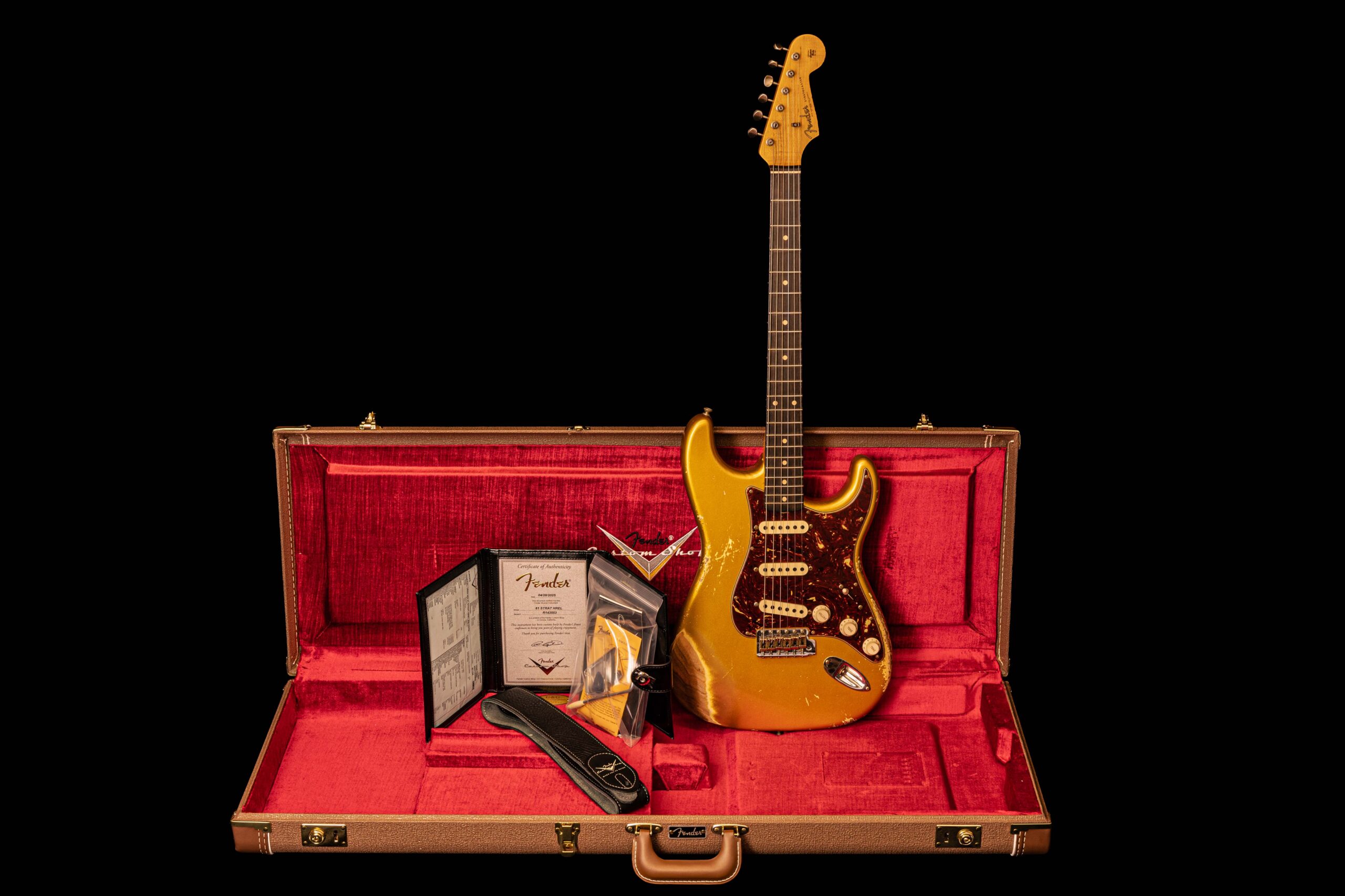 Fender Stratocaster '61 Heavy Relic Frost Gold - Image 3