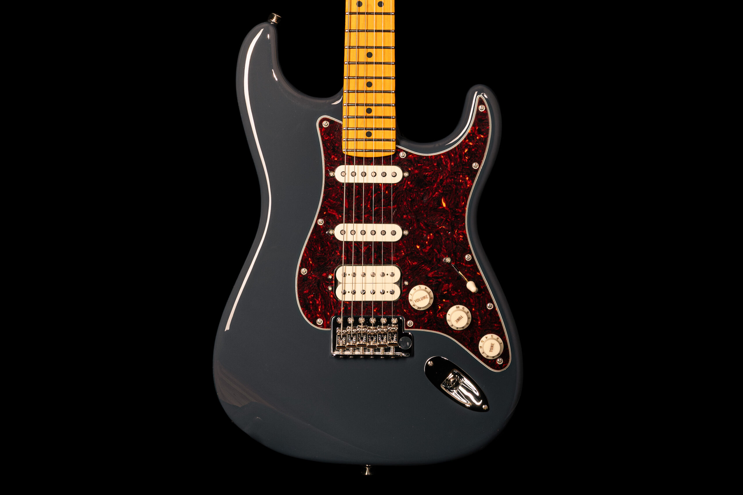 Fender Stratocaster American Professional Classic HSS Faded Black – Bild 2