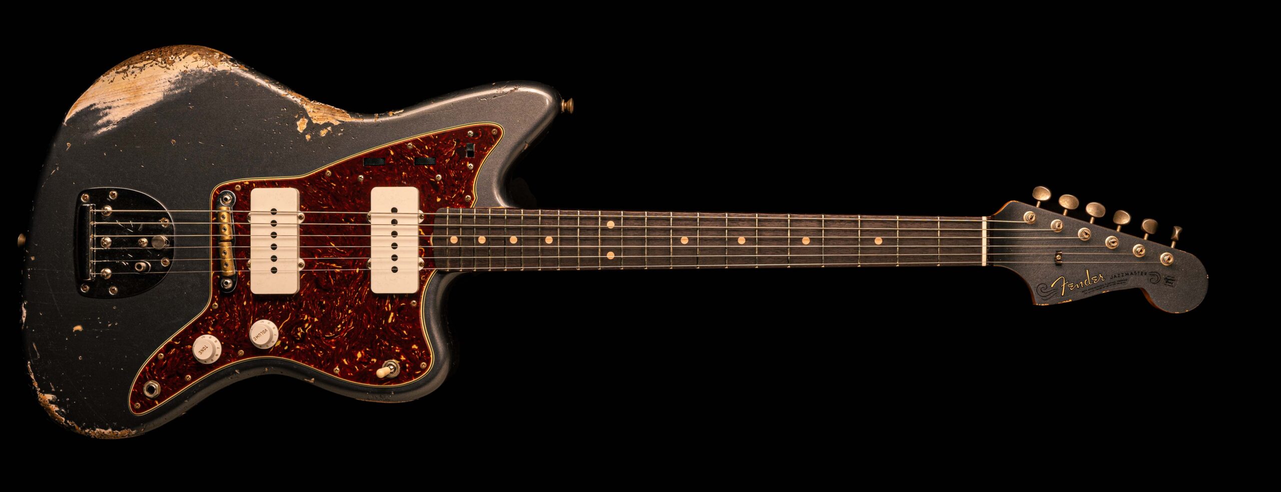 Fender Jazzmaster '62 Aged Charcoal Frost Metallic Relic