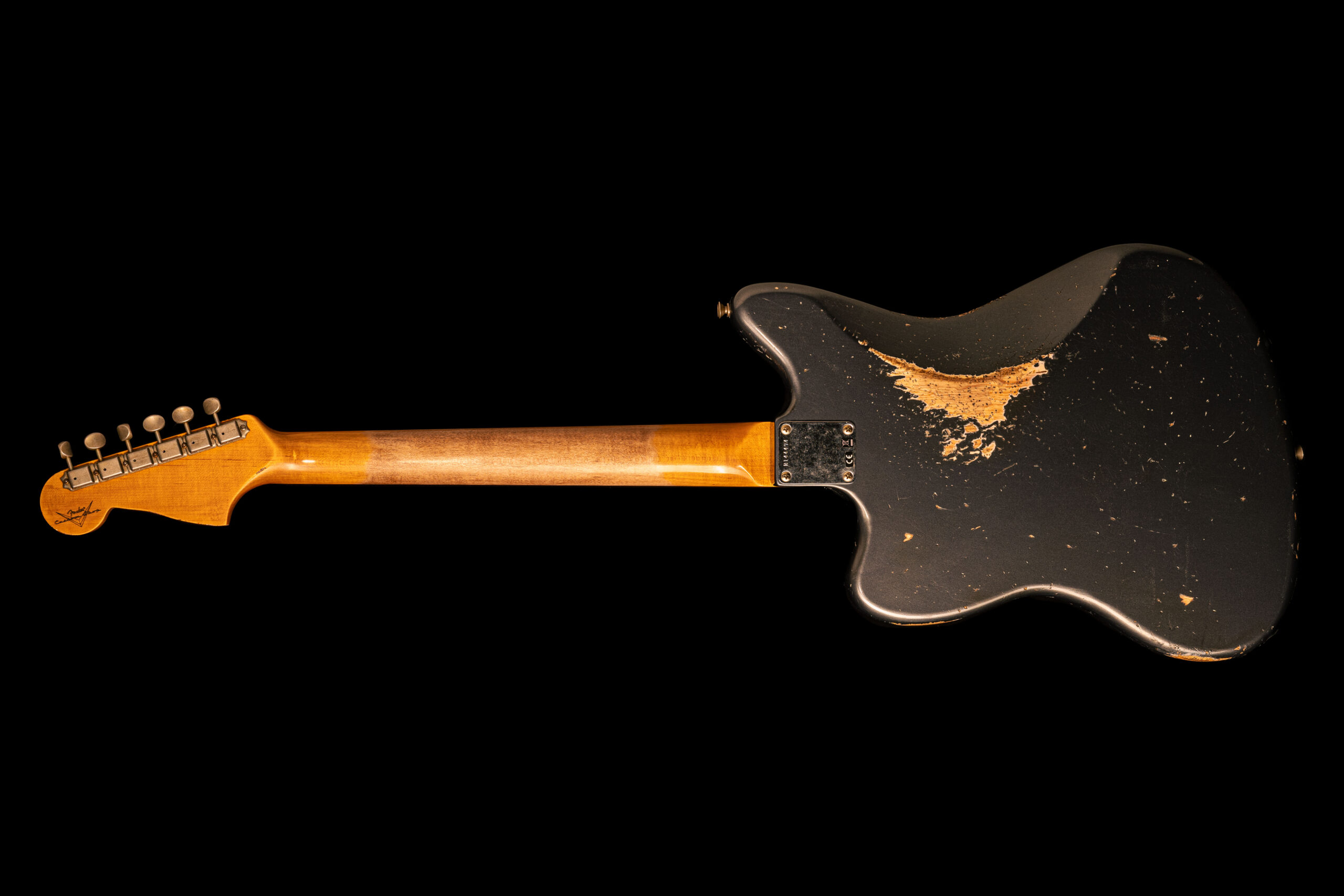 Fender Jazzmaster '62 Aged Charcoal Frost Metallic Relic – Bild 3
