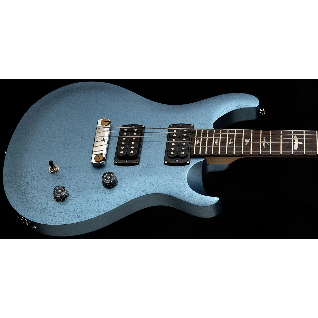PRS SE CE 24 Standard Stoptail Satin Ice Blue Metallic - Image 3