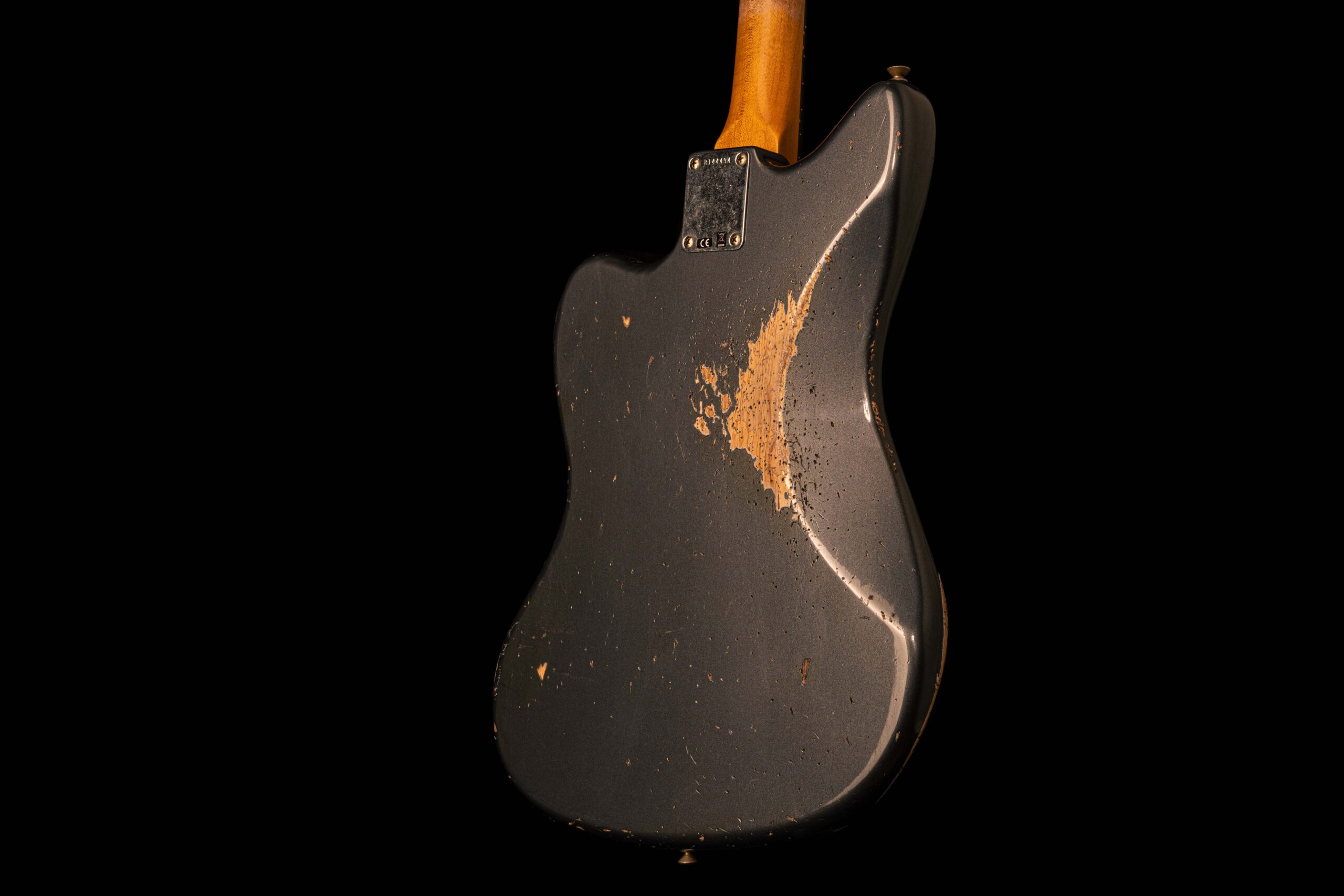 Fender Jazzmaster '62 Aged Charcoal Frost Metallic Relic – Bild 5