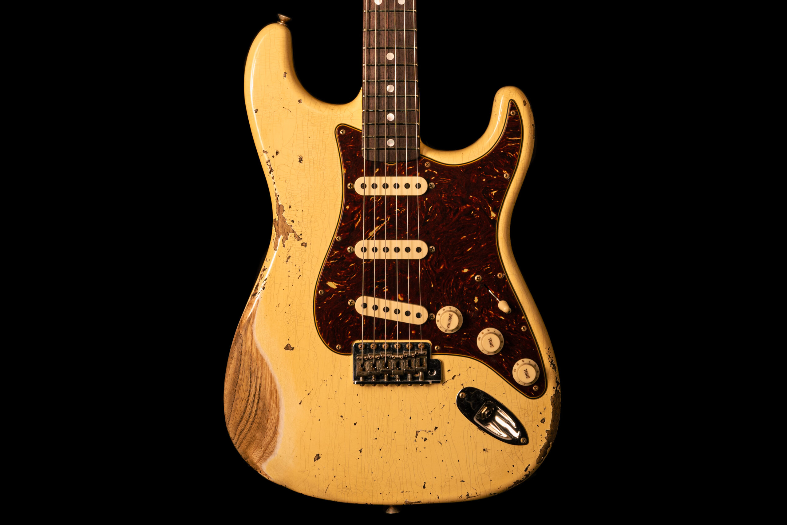 Fender Stratocaster '69 Aged Vintage White Heavy Relic - Image 2