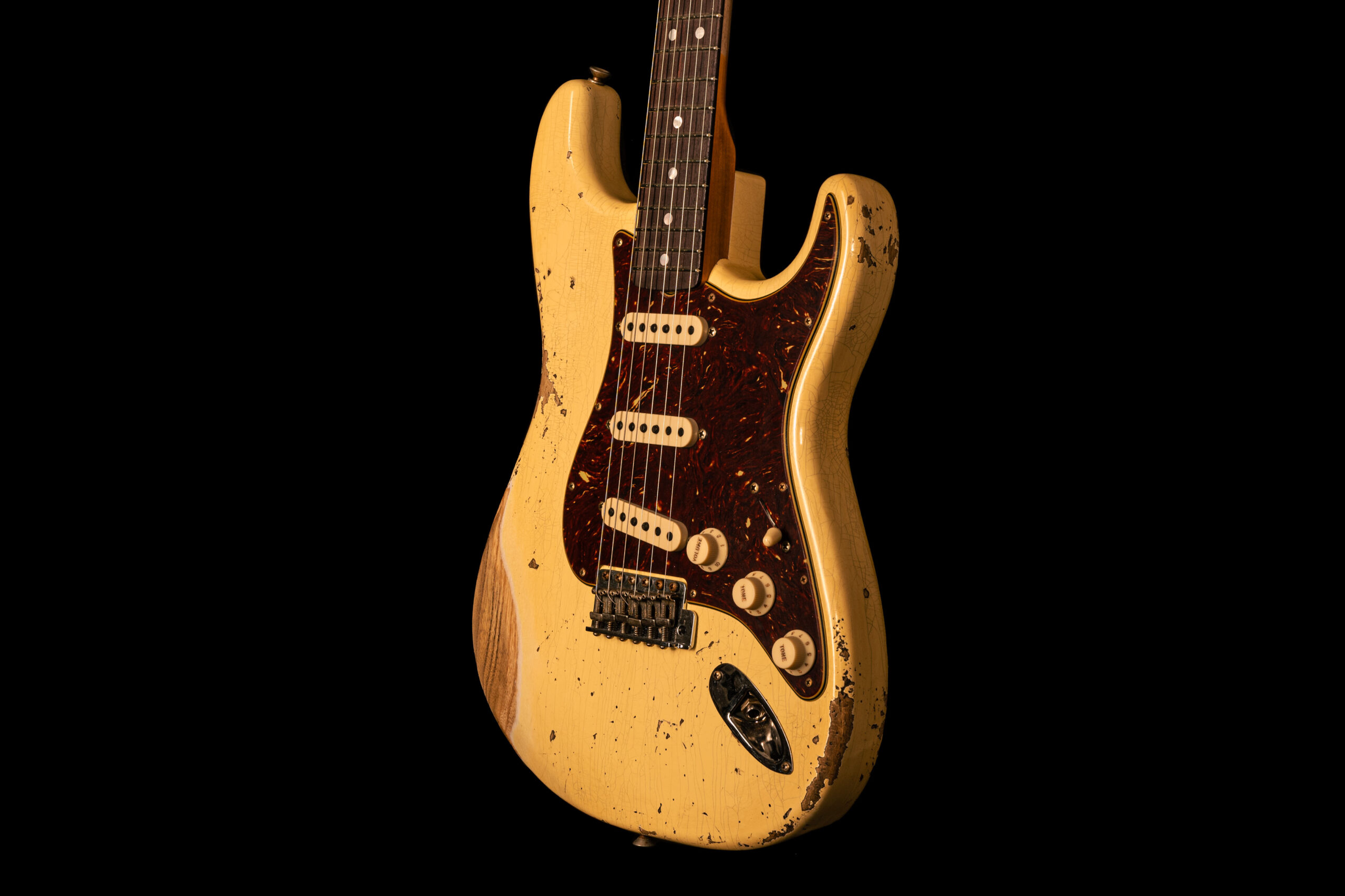 Fender Stratocaster '69 Aged Vintage White Heavy Relic - Image 4