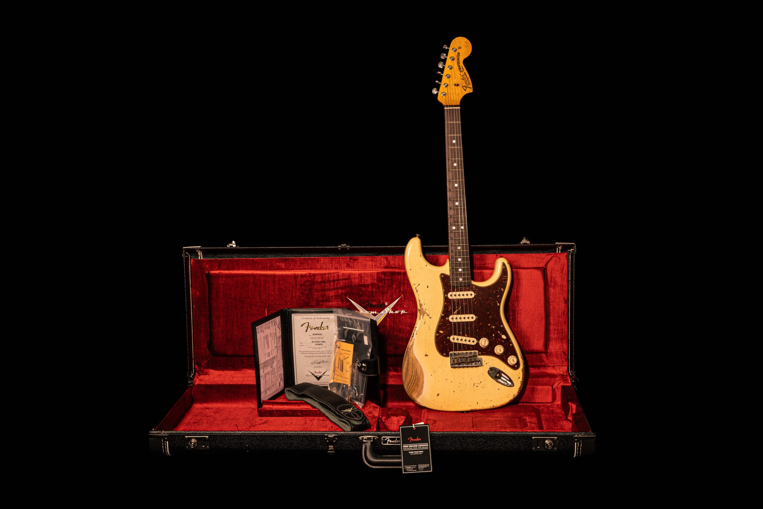 Fender Stratocaster '69 Aged Vintage White Heavy Relic - Image 7