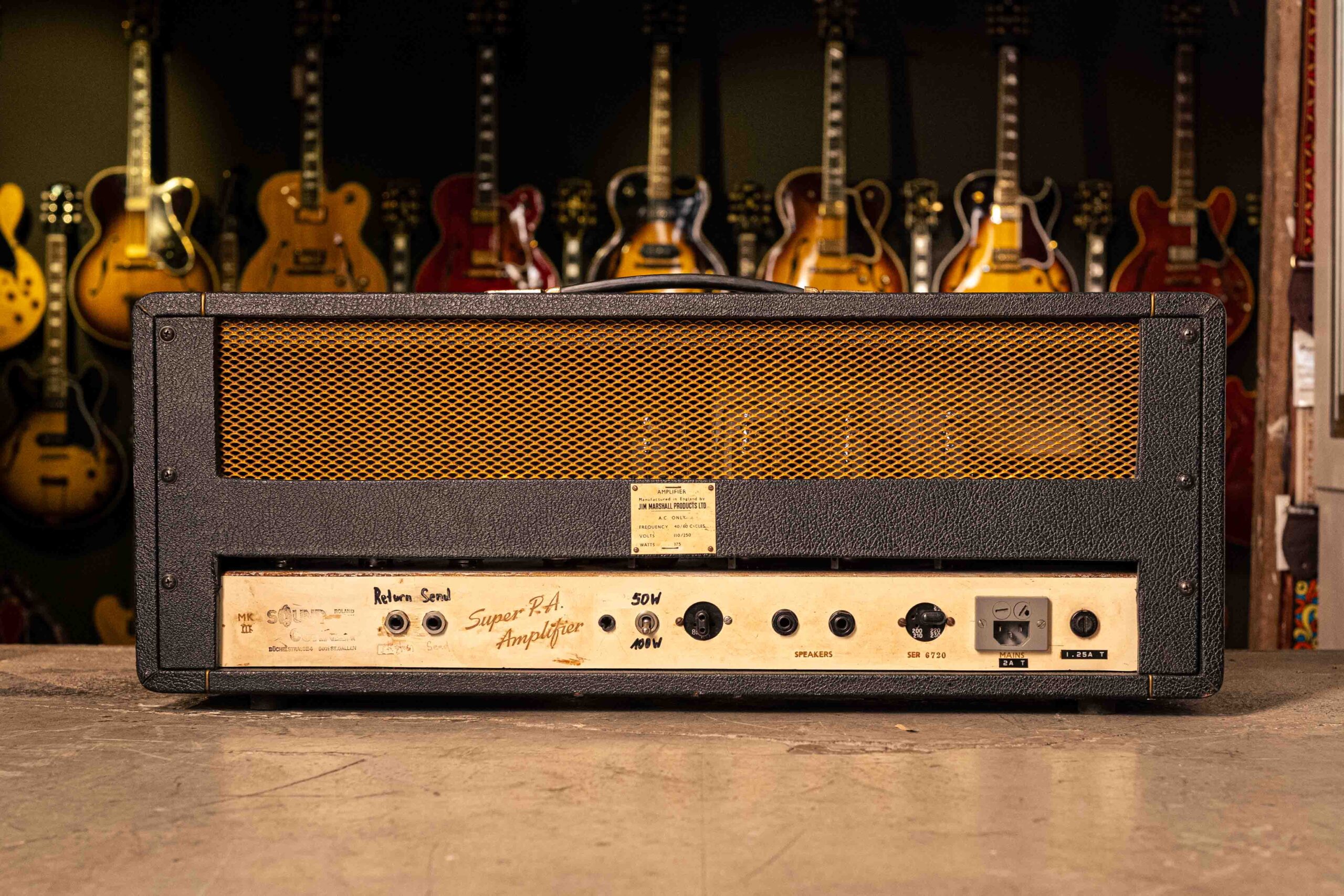 Marshall 1968 JTM100 Super P.A. Modified 1966 "White Panel" – Bild 3