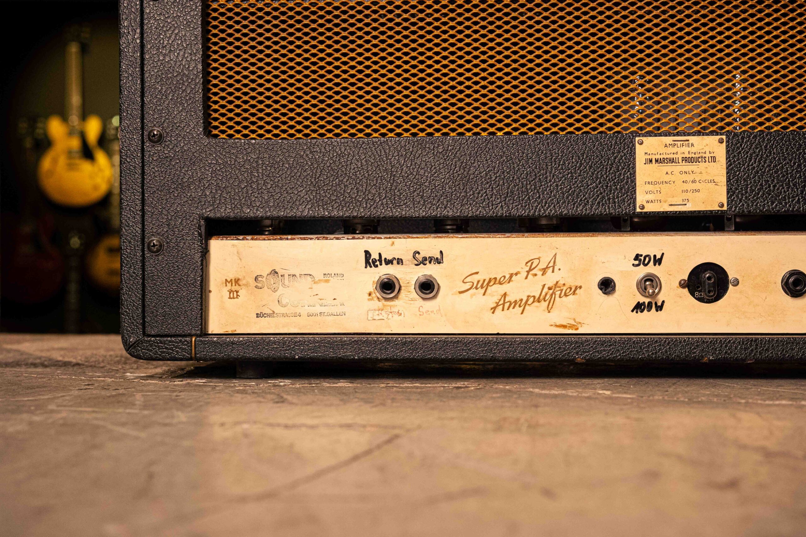 Marshall 1968 JTM100 Super P.A. Modified 1966 "White Panel" – Bild 4