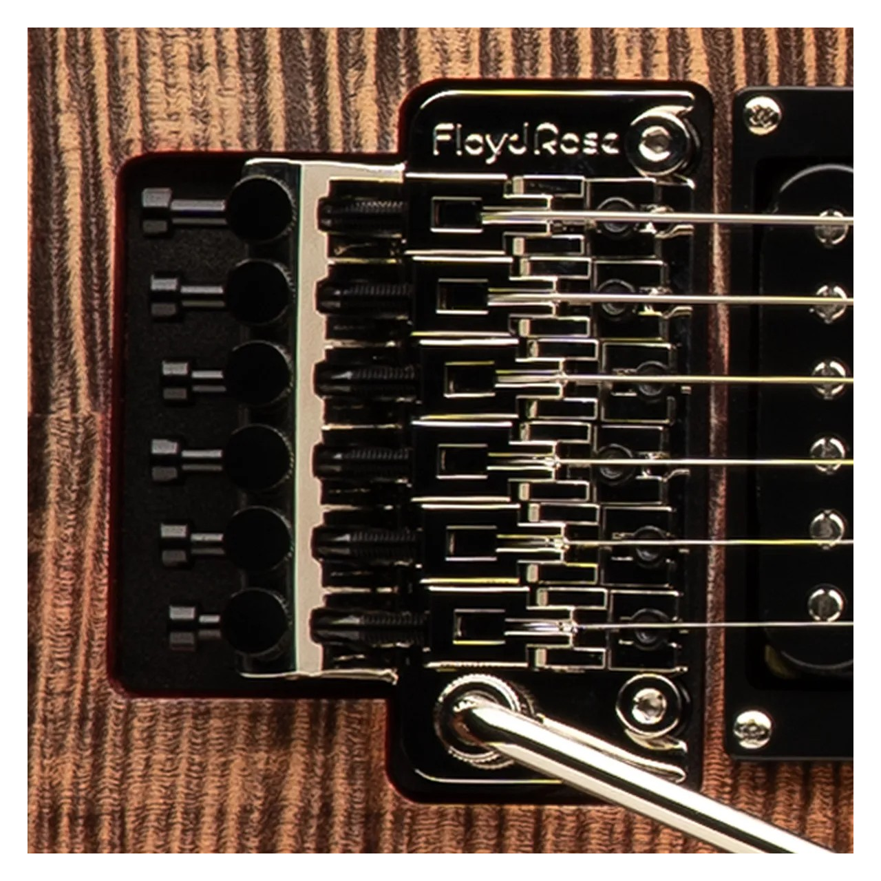 PRS SE Custom 24 "Floyd" Charcoal Cherry Burst - Image 4