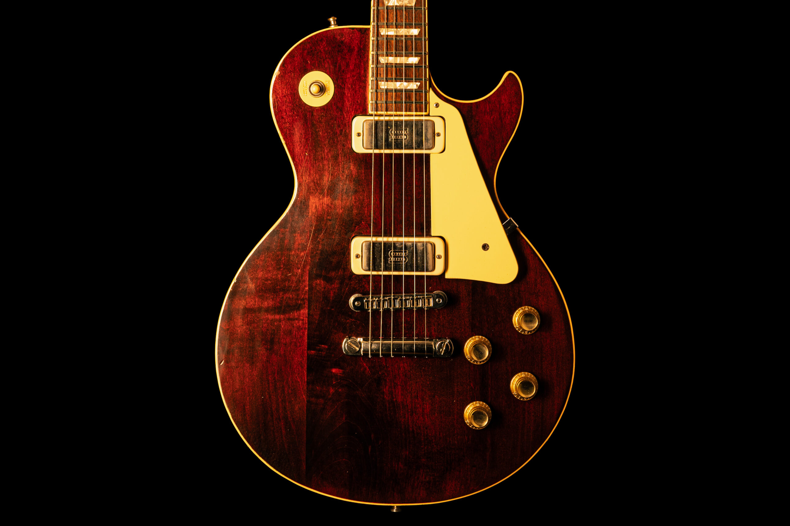 Gibson Les Paul Deluxe Wine Red 1975 - Image 2