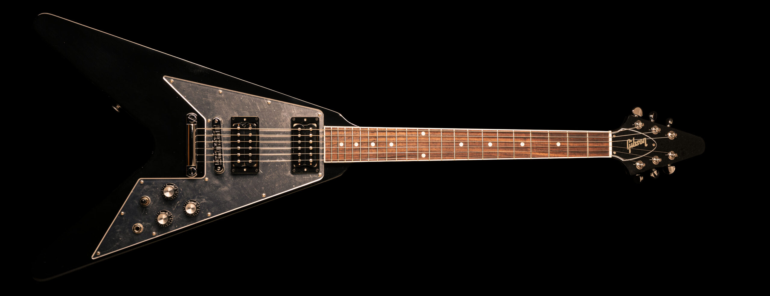 Gibson Flying-V 70's Mirror Ebony Exclusive
