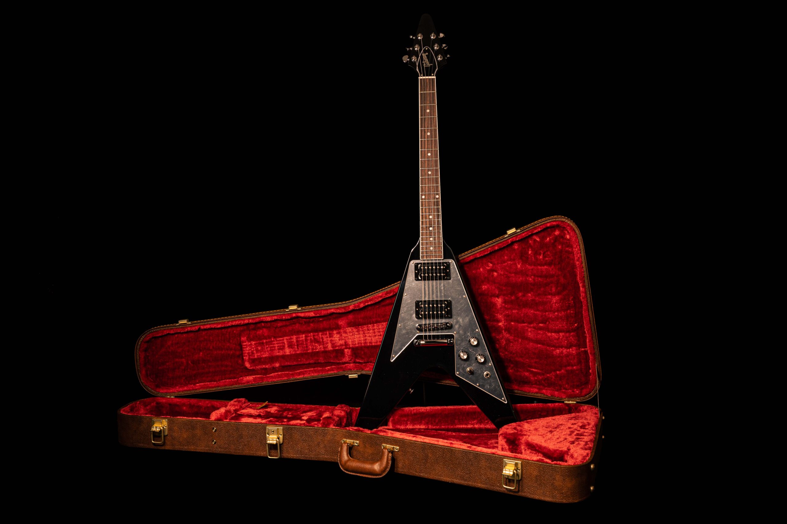 Gibson Flying-V 70's Mirror Ebony Exclusive – Bild 4