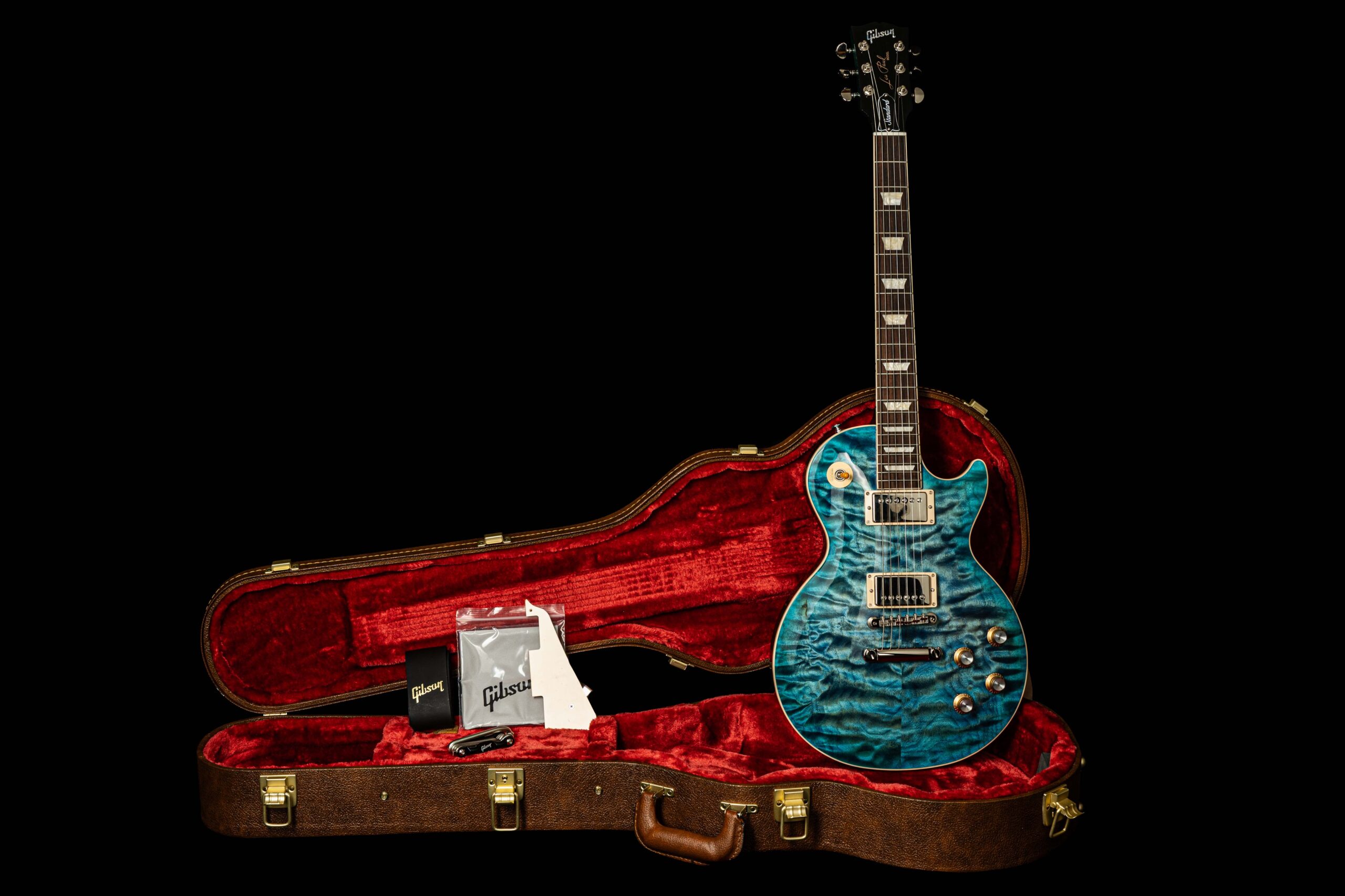 Gibson Les Paul Standard 60's Exclusive AAA Top Ocean Water Perimeter – Bild 8