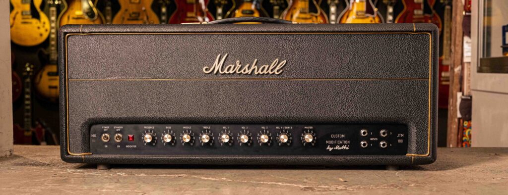 Marshall 1968 JTM100 Super P.A. Modified 1966 "White Panel"