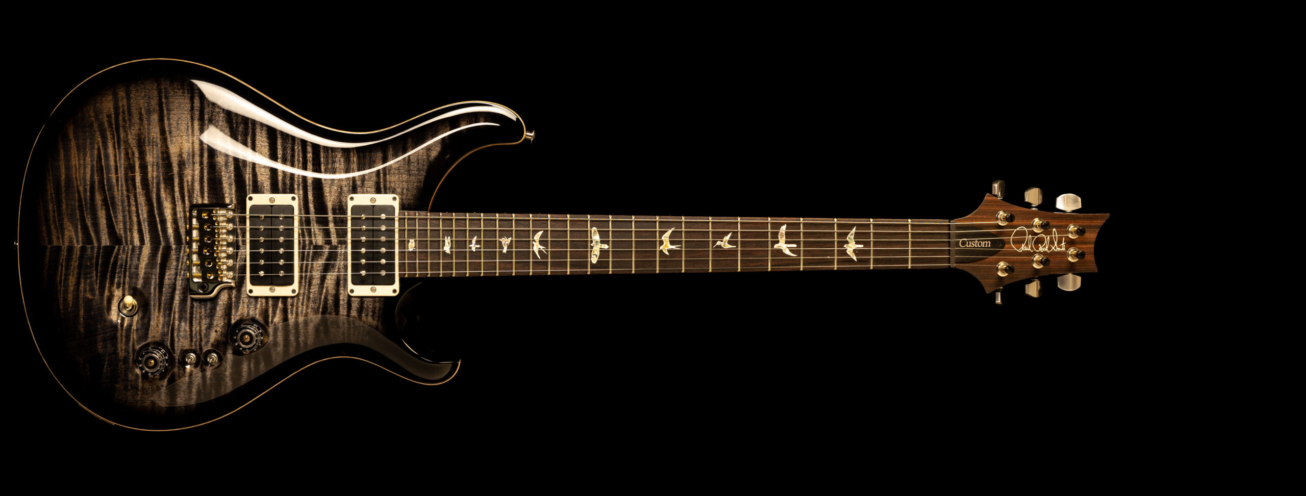 PRS Custom 24-08 Thin Charcoal Burst