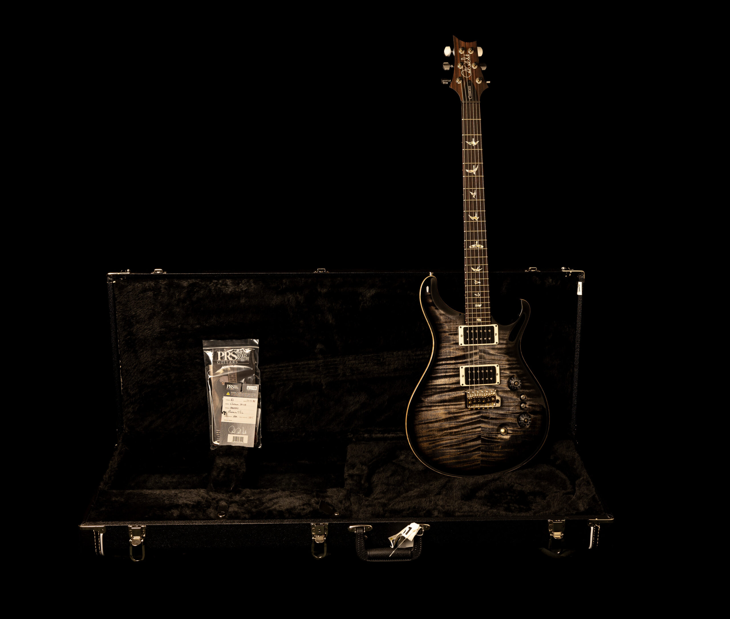 PRS Custom 24-08 Thin Charcoal Burst - Image 7