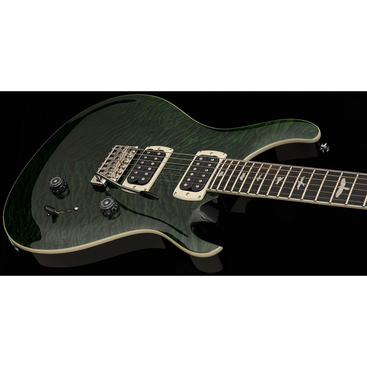 PRS SE Custom 24 Quilt Teal Black – Bild 3