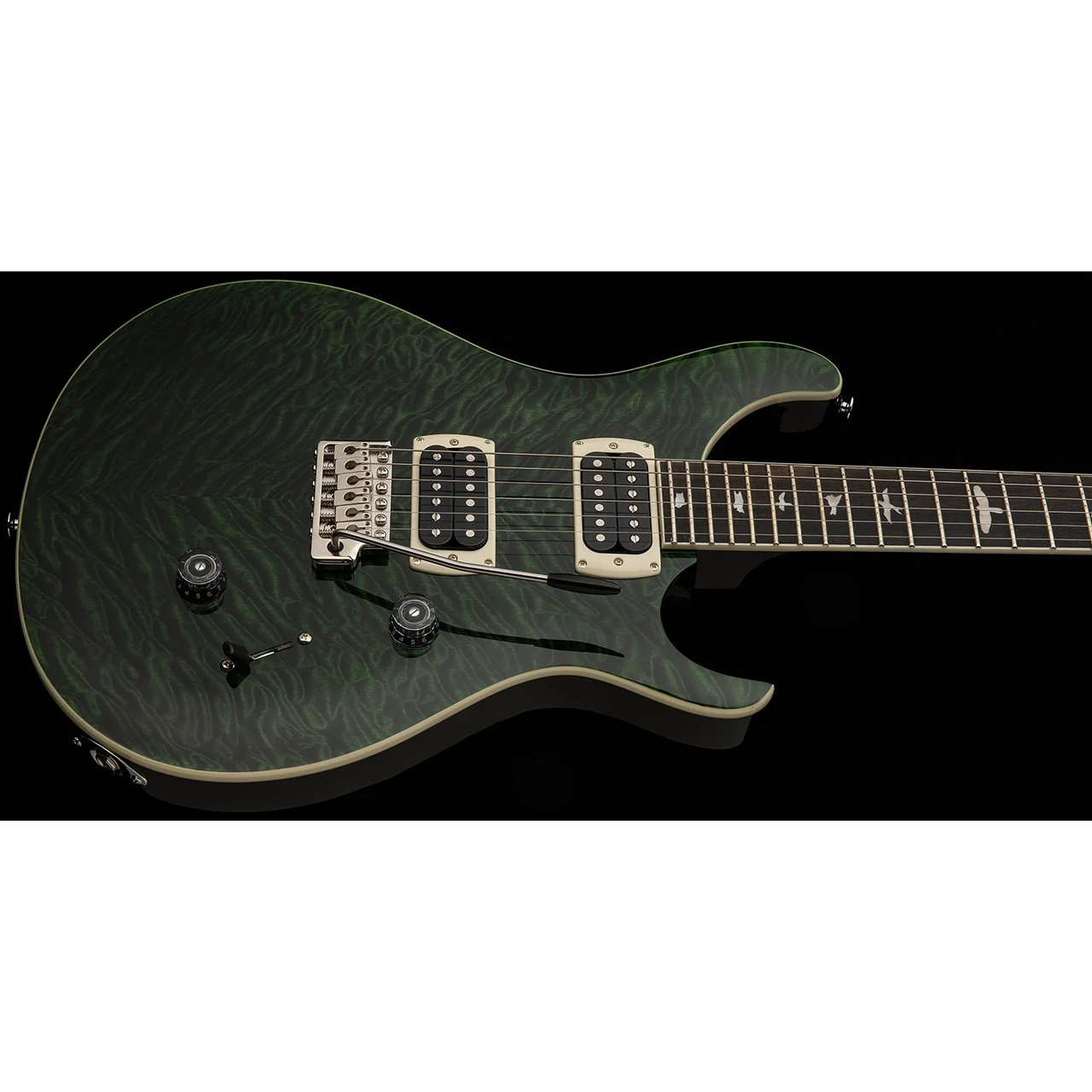 PRS SE Custom 24 Quilt Teal Black – Bild 4
