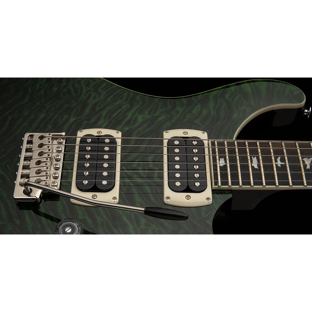 PRS SE Custom 24 Quilt Teal Black – Bild 5
