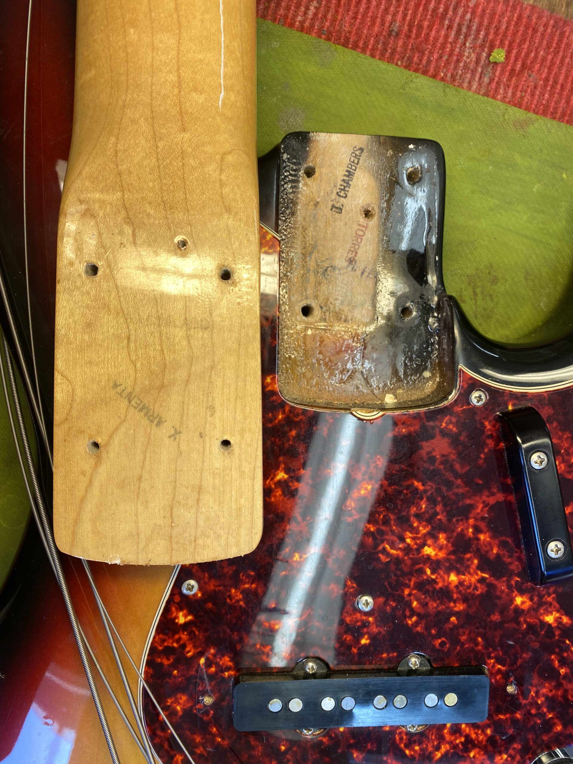 Fender Jazz Bass 1972 Sunburst – Bild 10