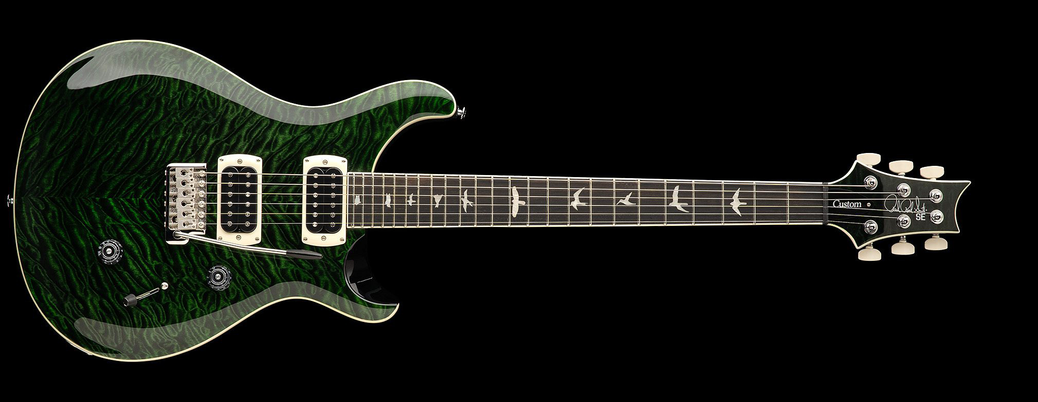 PRS SE Custom 24 Quilt Teal Black